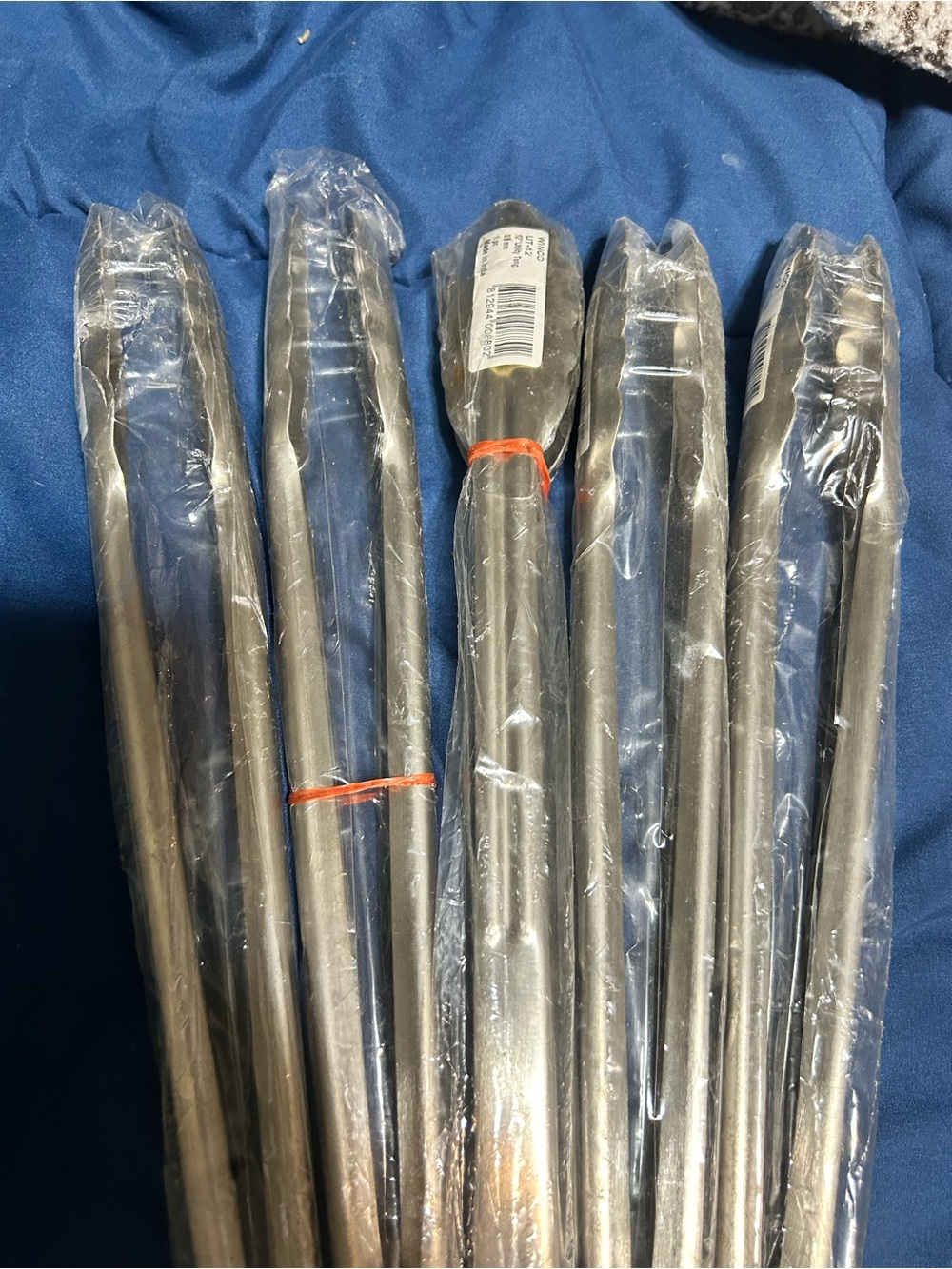 Stainless Steel Kitchen Tongs - Set of 5, Silver - Picture 2 of 7